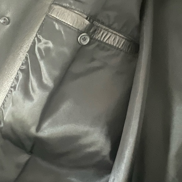 New Men’s Genuine Black Leather Bugatchi Jacket Blazer Coat Sz M - Picture 8 of 15